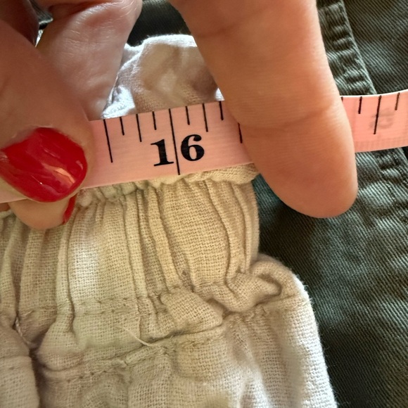 Rewash Light Beige Linen Drawstring Pants • Women’s small - Picture 5 of 8